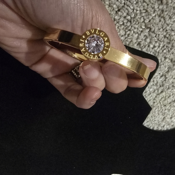 18kgp Gold Bracelet with Crystal Accent - Picture 7 of 10